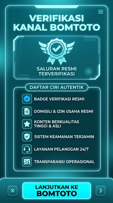 Tampilan kanal resmi bomtoto